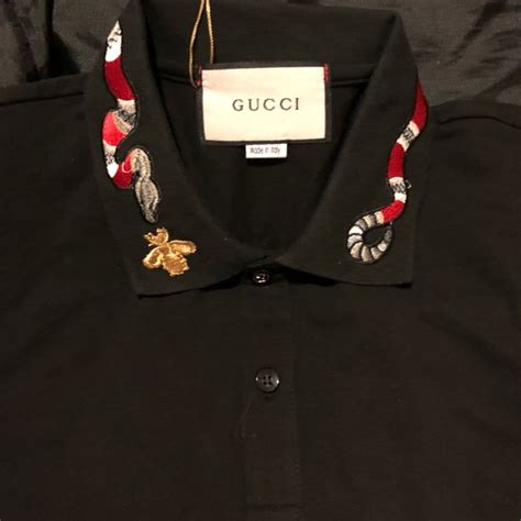 replica gucci snake shirt|gucci polo snake collar.